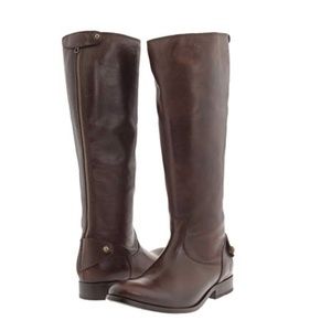 FRYE MELISSA BUTTON BACK ZIP BOOTS